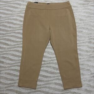 Express Women's Ponte Pant Plus Size XXL Pecan High Rise NWT